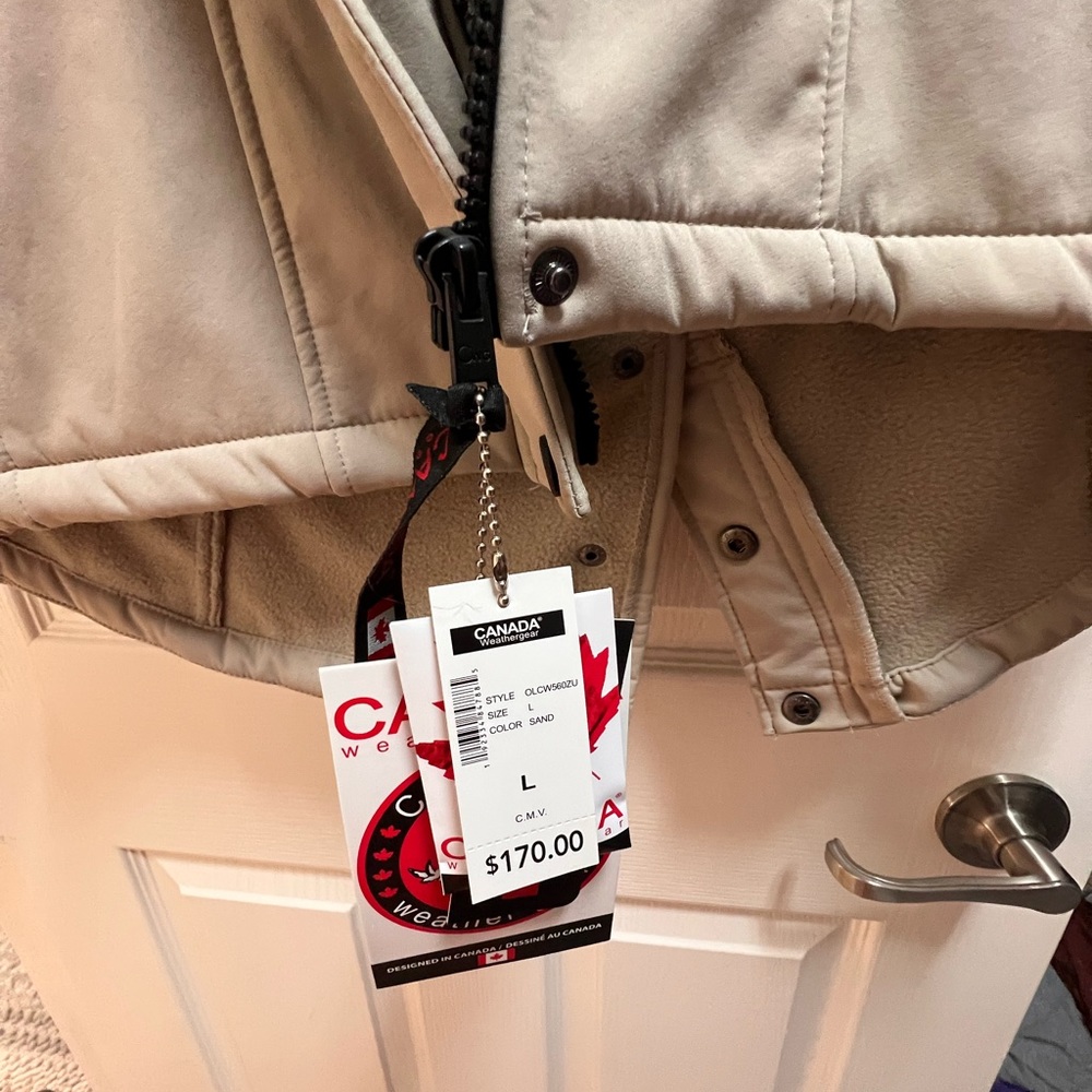 New Women Beige Jacket. - Picture 4 of 6